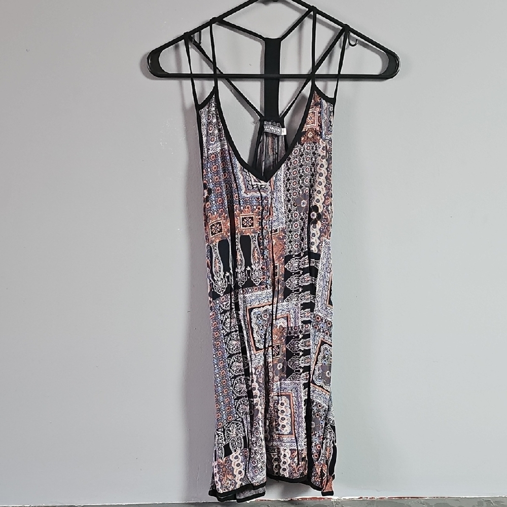 Patterned Strappy Dress